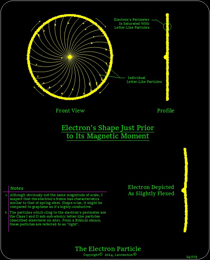 The electron particle